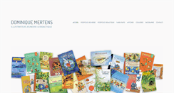 Desktop Screenshot of dominiquemertens.com